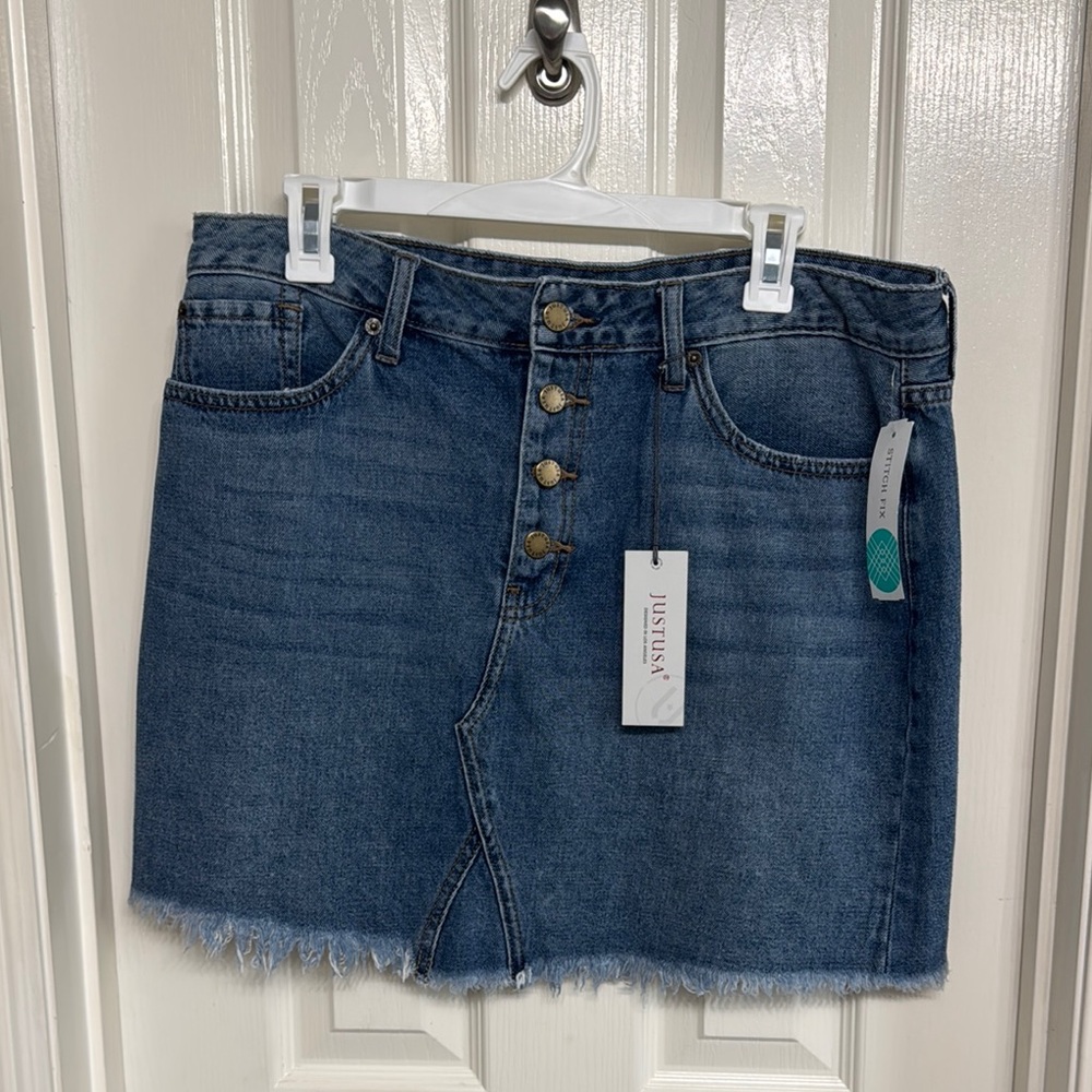 Just USA Denim Mini Skirt